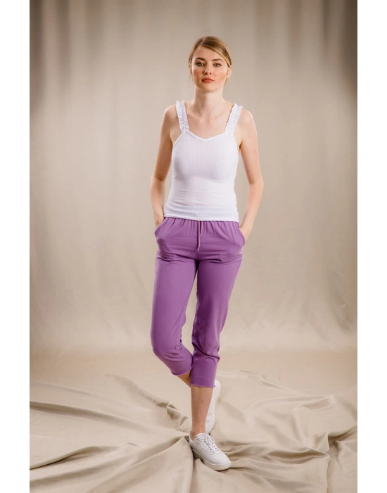 Jogger Pantolon - LİLA