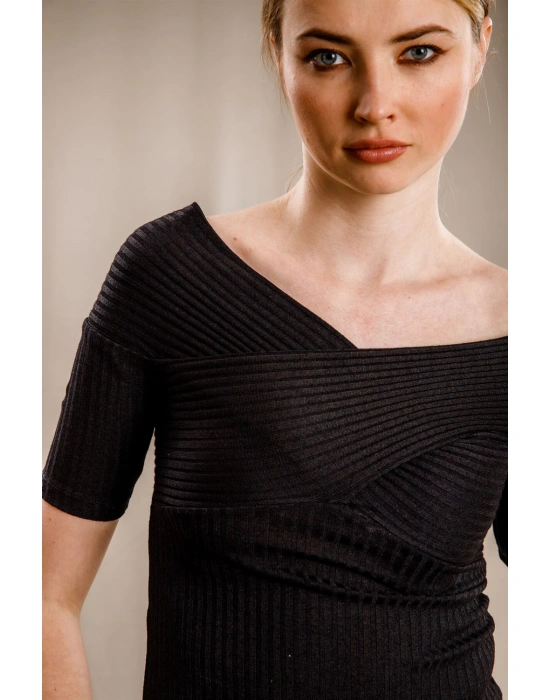 Kaşkorse Bluz - SİYAH