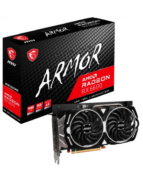 MSI RADEON RX 6600 ARMOR 8G GDDR6 HDMI 3XDP 128BİT