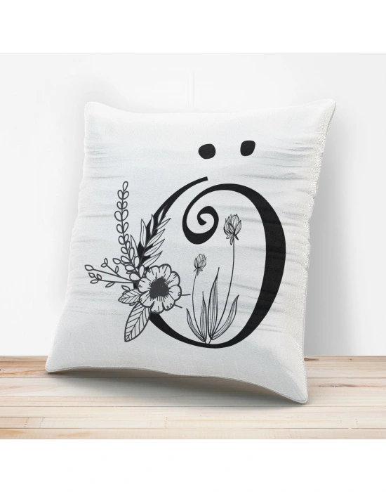 Ö Harfi Tasarımlı Yastık Kılıfı