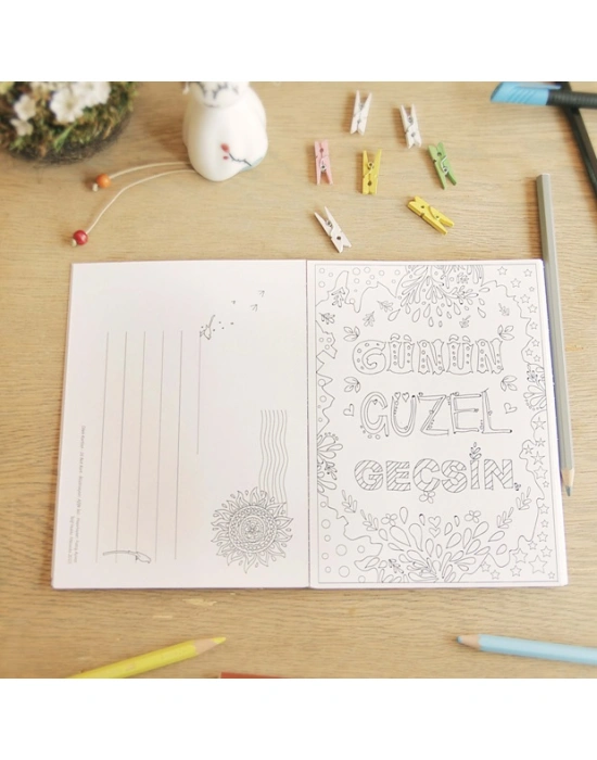 Özel Tasarım Boyama Dilek Kartları