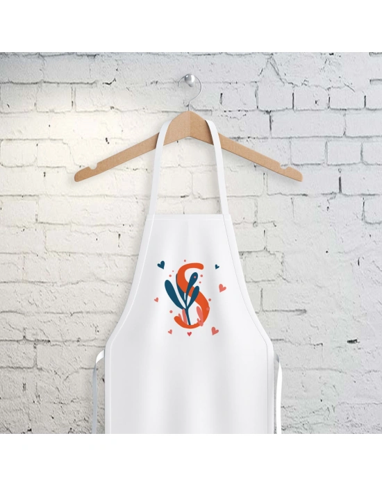 S Harfi Tasarımlı Mutfak Önlüğü