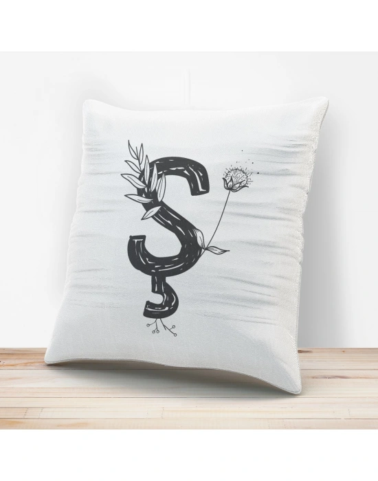 Ş Harfi Tasarımlı Yastık Kılıfı