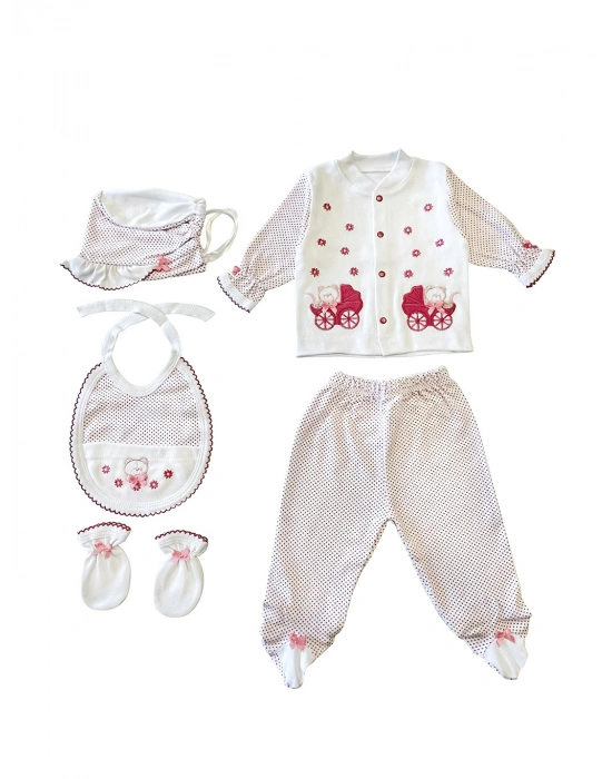 Sema Bebe 5li Set - Pembe