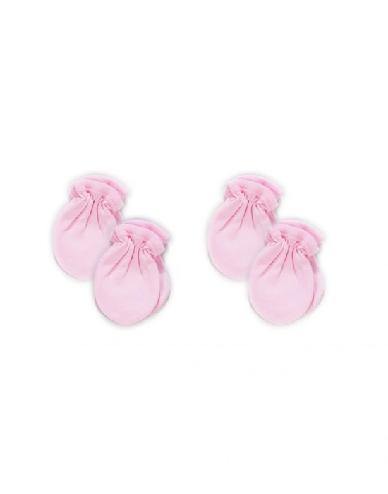 Sema Bebe Yenidoğan 4 lü Eldiven -Pembe