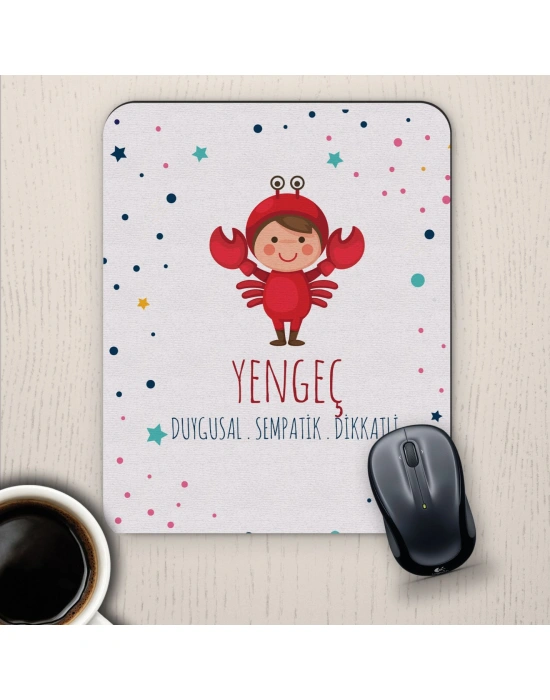 Yengeç Burçlarına Özel Sevimli Mouse Pad