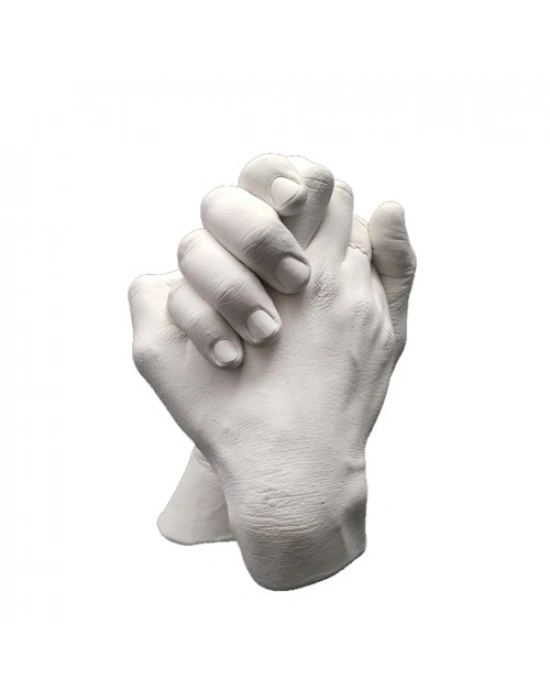 Yetişkinlere Özel (2 adet) El İzi Minik Heykel Set