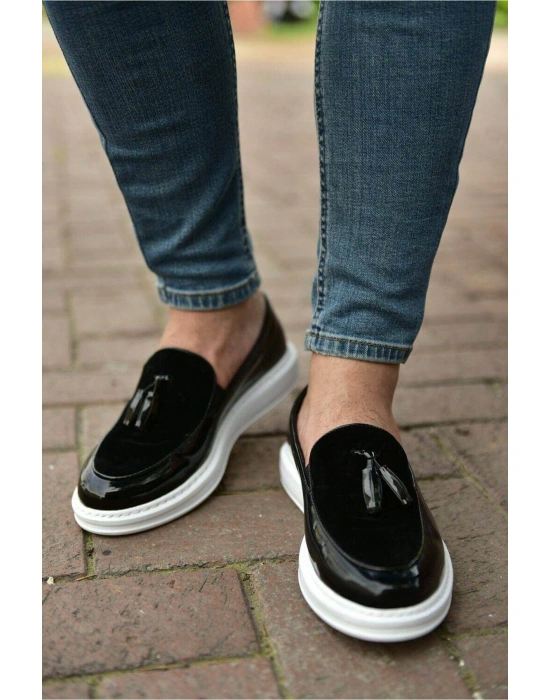 CH002 Rugan BT  Erkek Ayakkabı SIYAH