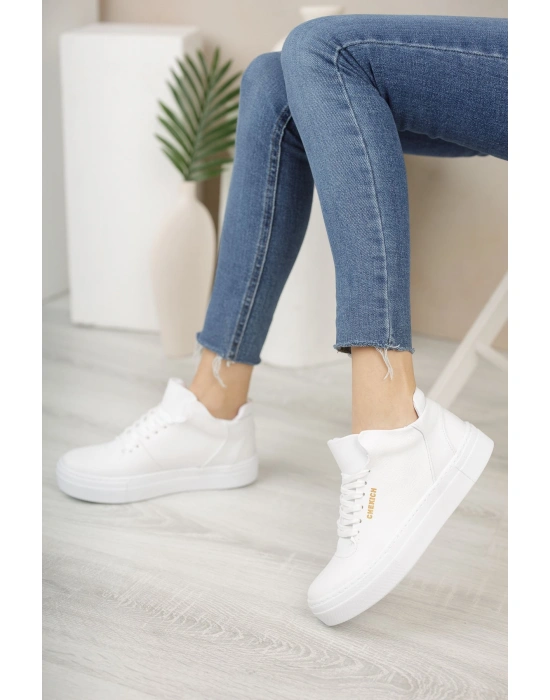 CH004 BT Kadın Ayakkabı BEYAZ
