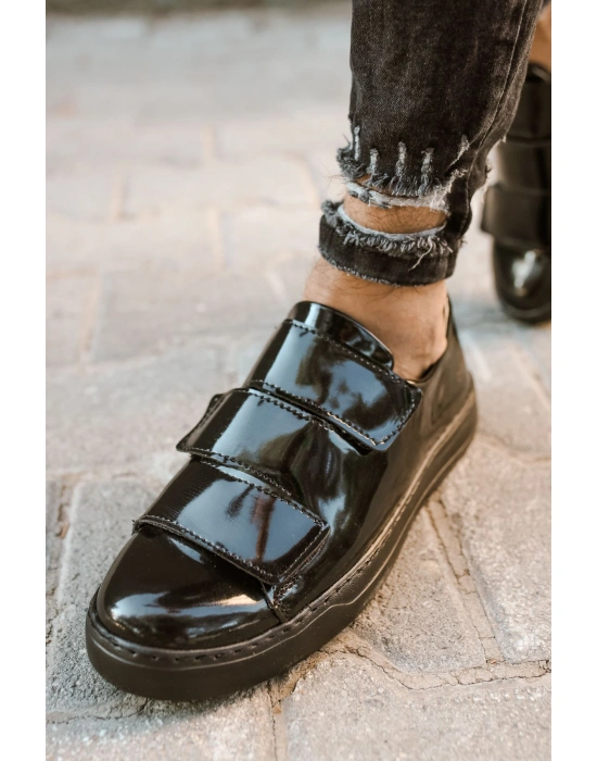 CH007 Rugan ST Erkek Ayakkabı SIYAH