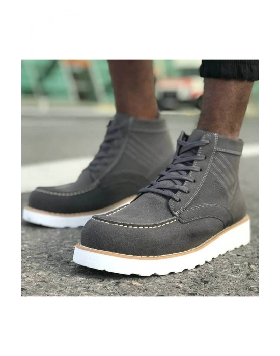 CH047 Süet BT Erkek Bot ANTRASIT