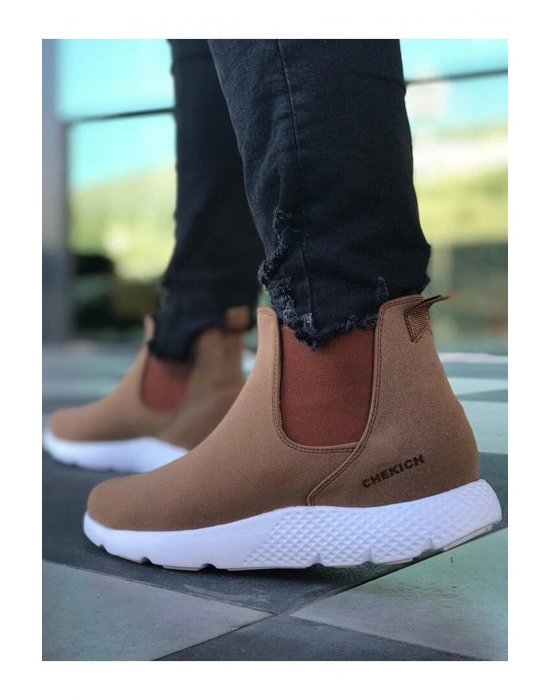 CH049 Süet BT Erkek Bot TABA