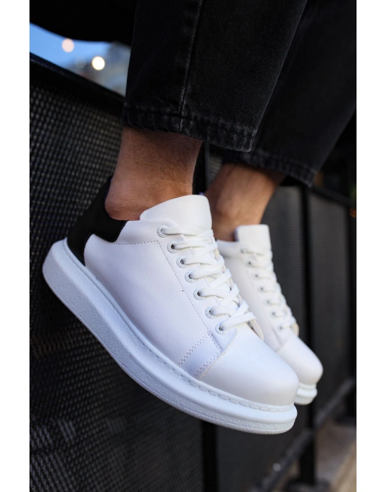 CH256 BT  Erkek Ayakkabı BEYAZ/SİYAH