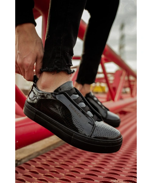 CH011 Rugan ST Erkek Ayakkabı SIYAH