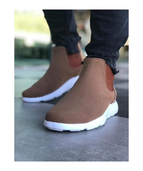 CH049 Süet BT Erkek Bot TABA