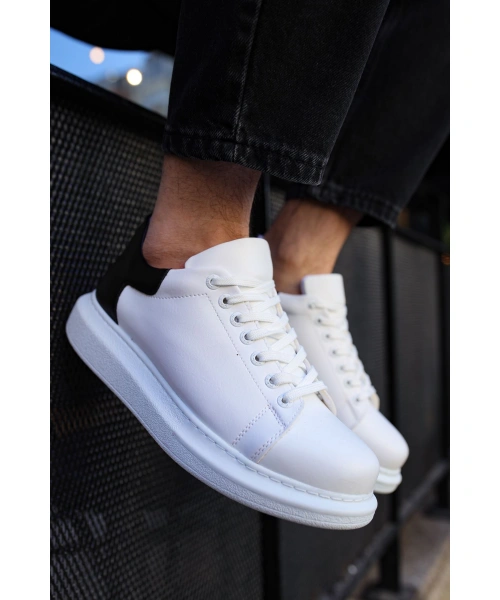 CH256 BT  Erkek Ayakkabı BEYAZ/SİYAH