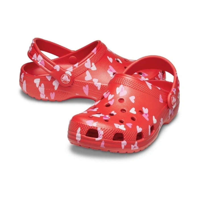 crocs 209755-6ZR CLASSIC VDAY CLOG ÇOCUK TERLİK SANDALET