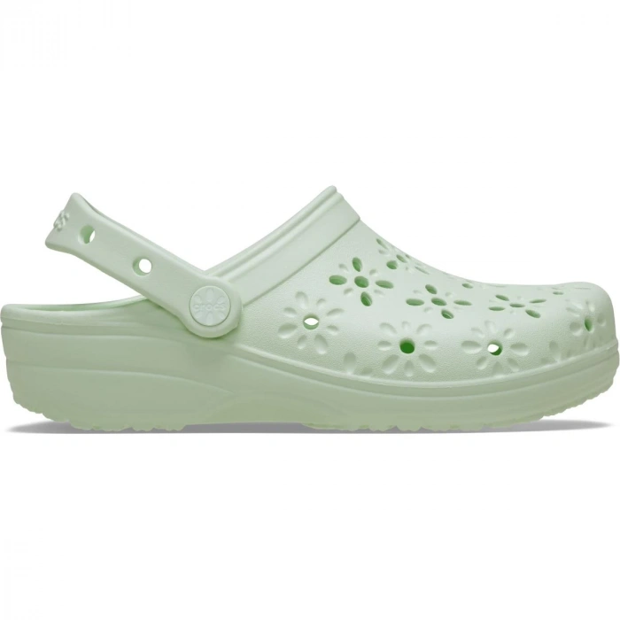 croc 210927-3YH CLASSIC FLORAL CUT OUT CLOG SPOR TERLİK SANDALET