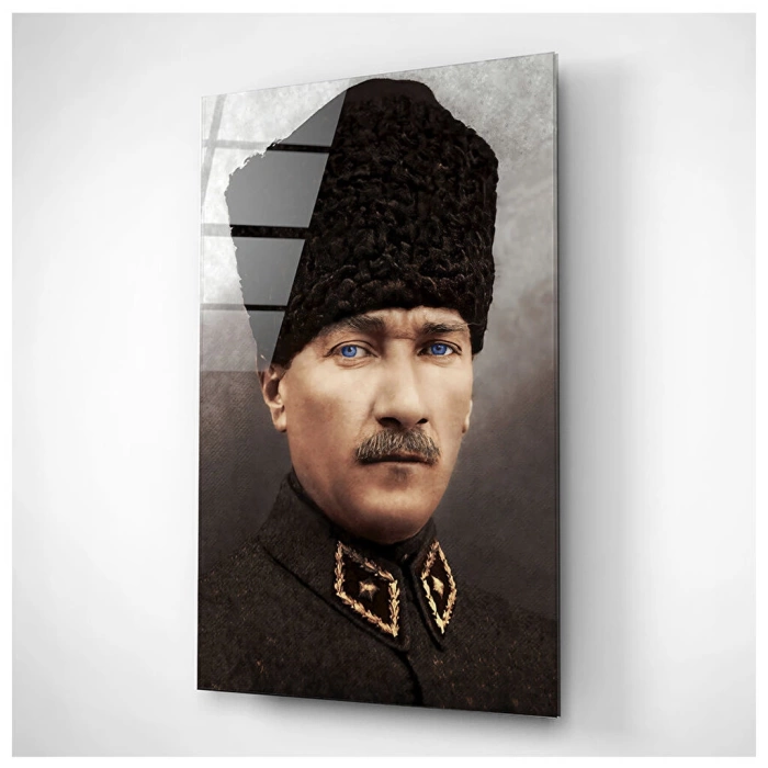 New Atatürk Cam Tablo 50x70 22DG Yeni