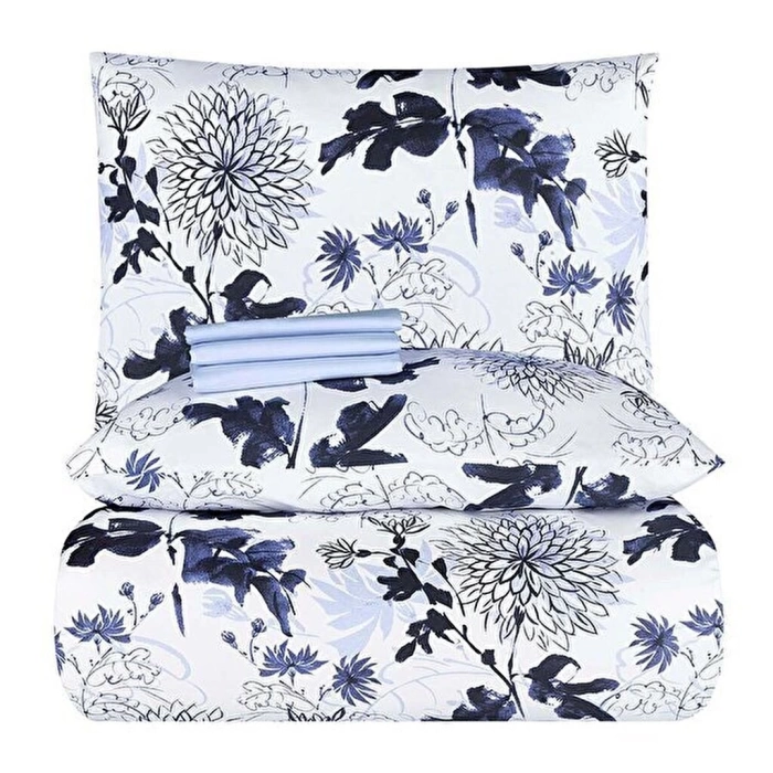 New Favor Creaforce Nevresim Takımı Indigo Çift Kişilik Yeni