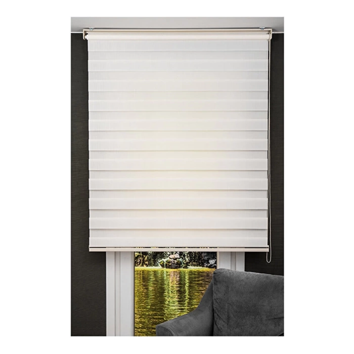 New Zebra Perde Eko Bej 100*200 Yeni