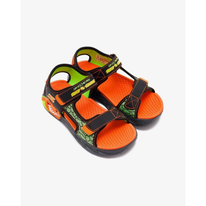 Sketchers 400614L BKOR S-LIGHTS: CREATURE-SPLASH ÇOCUK SPOR AYAKKABI