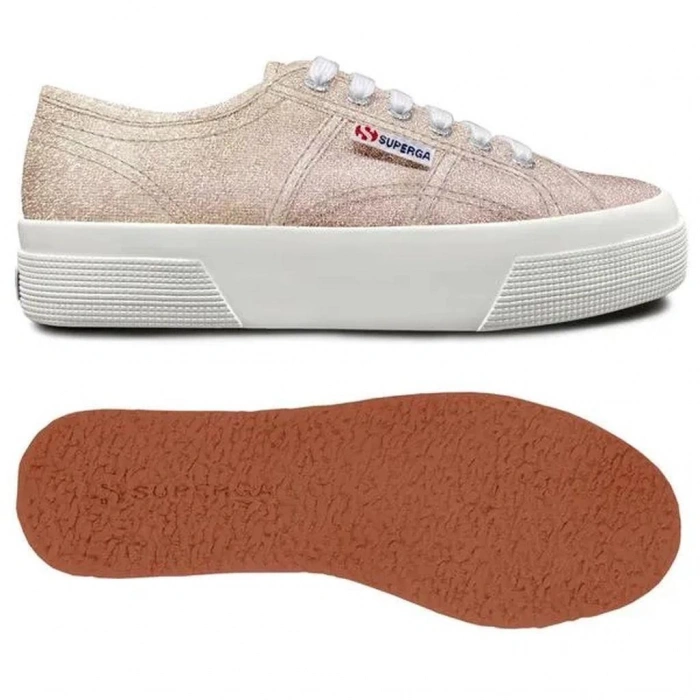 superga S6128SW-A1F 2740 PLATFORM LAME GÜNLÜK SPOR AYAKKABI