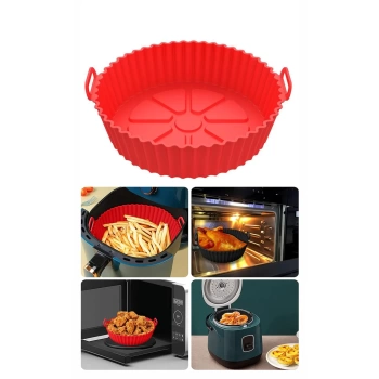 Airfryer Silikon Pişirme Kalıbı Hava Fritözü Kabı