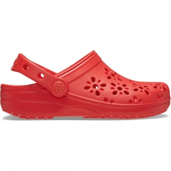 crocs 210943-6ZR CLASSIC FLORAL CUT OUT CLOG ÇOCUK TERLİK SANDALET