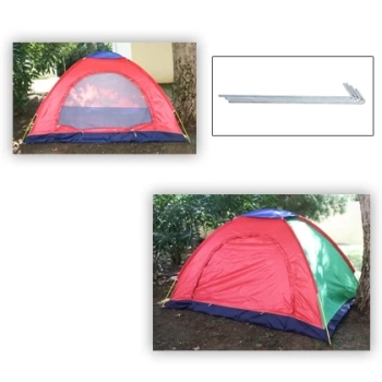 Kolay Kurulumlu Kamp Çadırı 3 - 4 Kişilik -Taşıma Çantalı