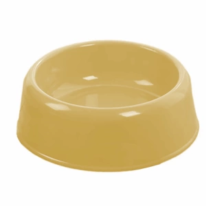 Markapet Kedi Köpek Plastik Mama Ve Su Kabı 20 cm - 200 ml Sarı