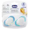 Chicco Physio Kauçuk Emzik +4ay - Mavi
