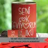 Madlen Çikolatalı Romantik Hediye Konservesi
