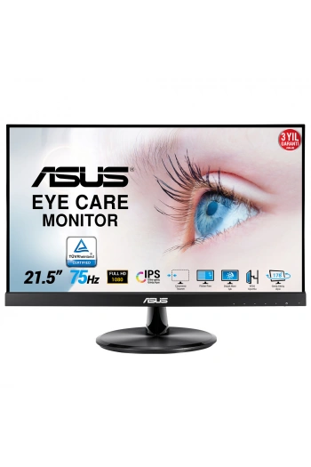 21.5 ASUS VP229HE FHD IPS 75HZ 5MS HDMI VGA