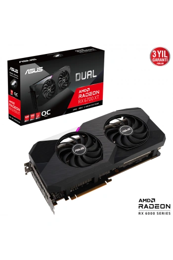 ASUS DUAL-RX6700XT-O12G 12GB GDDR6 HDMI DP 192Bit