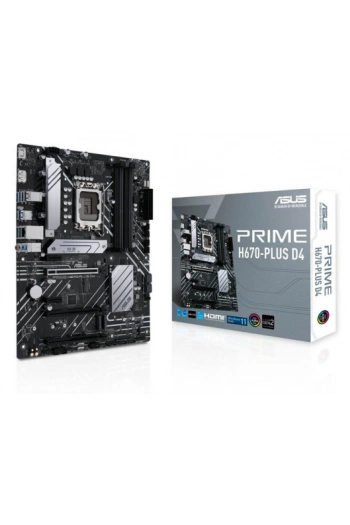 ASUS PRIME H670-PLUS D4 DDR4 5000(OC) HDMI DP M.2 ATX 1700p