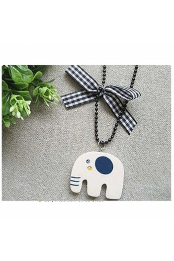 Bayan Liya Retro Sevimli Fil Kolye