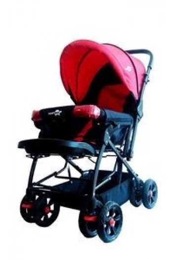 Comfymax Çift Yönlü Bebek Arabası - Kırmızı