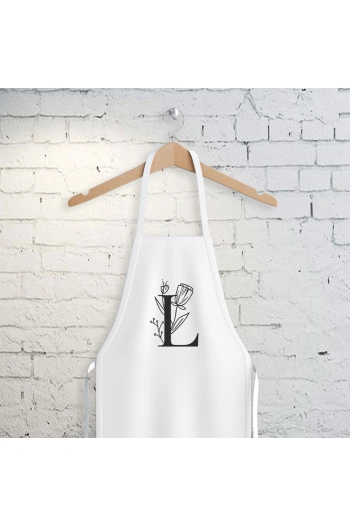 L Harfi Tasarımlı Mutfak Önlüğü