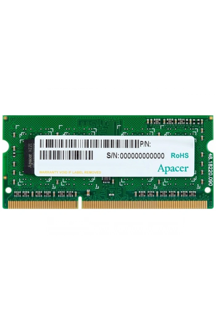 Apacer 8GB (1x8GB) 1333Mhz CL9 DDR3 Notebook SODIMM Ram (DS.08G2J.K9M)