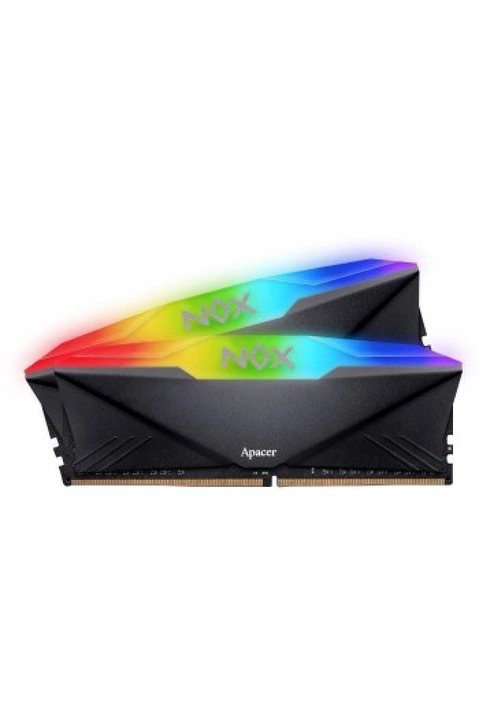 Apacer NOX RGB 16GB (2x8GB) 3200MHz CL16 DDR4 Gaming Ram (AH4U16G32C28YNBAA-2)