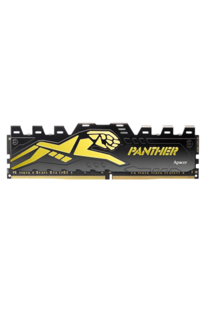 Apacer Panther Black-Gold 16GB (2x8GB) 3200Mhz CL16 DDR4 Gaming Ram (AH4U16G32C28Y7GAA-2)