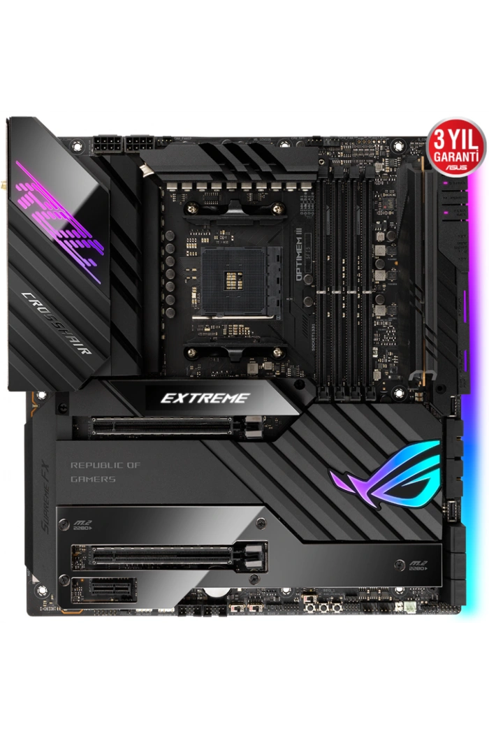 ASUS ROG CROSSHAIR VIII EXTREME X570 DDR4 4800Mhz(OC) E-ATX AM4