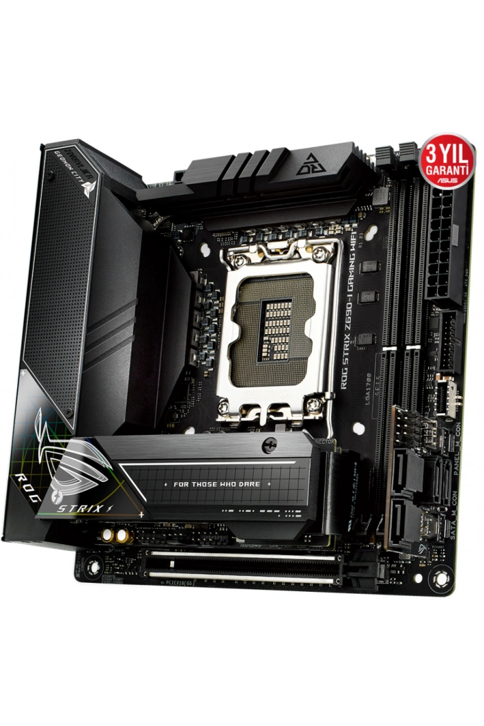 ASUS ROG STRIX Z690-I GAMING WIFI DDR5 6400Mhz(OC) HDMI M.2 Mini ITX 1700p