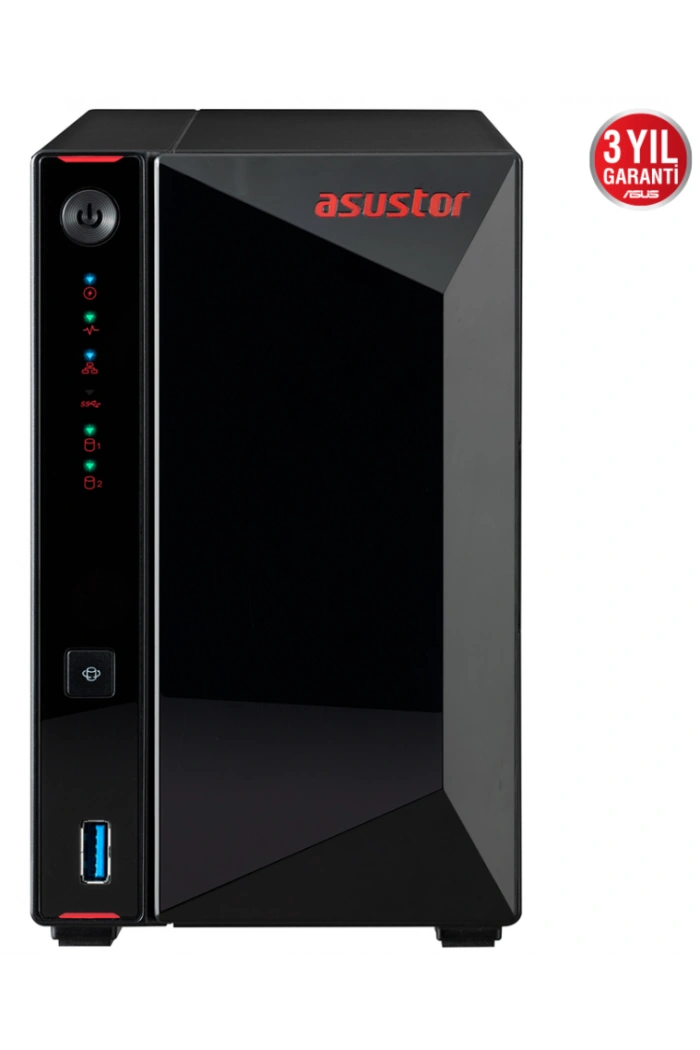 ASUSTOR AS5202T 2 SLOT 2GB DDR4 3.5 NAS DEPOLAMA ÜNİTESİ
