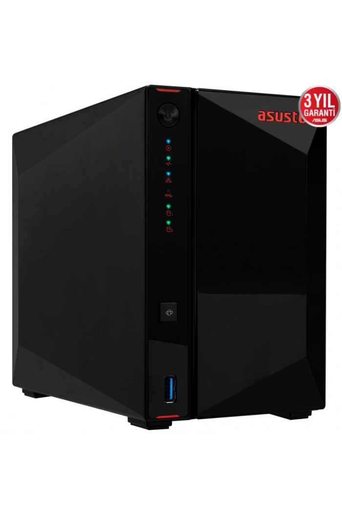 ASUSTOR AS5202T 2 SLOT 2GB DDR4 3.5 NAS DEPOLAMA ÜNİTESİ