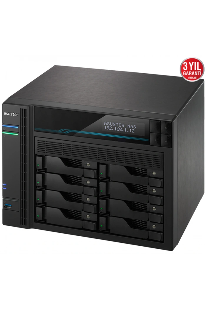ASUSTOR AS6508T 8 SLOT 8GB DDR4 3.5 NAS DEPOLAMA ÜNİTESİ
