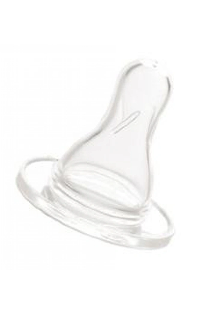 Bebedor Standart Biberonlar İçin Silikon Uçlu Biberon Emziği 3-6 Ay