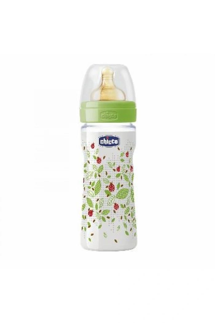 Chicco PP Biberon Kauçuk Emzikli 250 ml