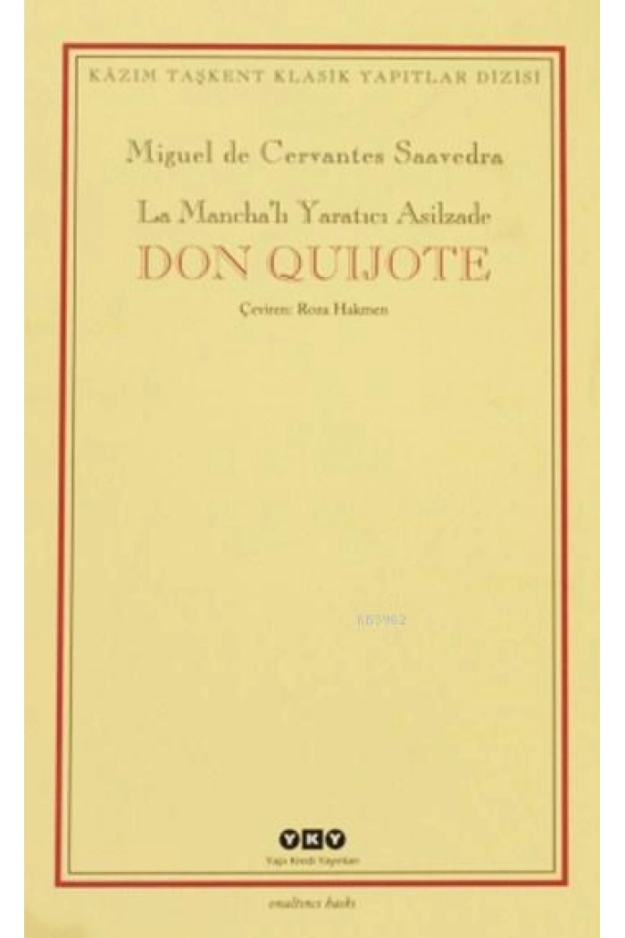 Don Quijote (2 Cilt, Kutulu); La Manchalı Yaratıcı Asilzade